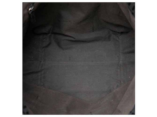 Fendi Brown Zucchino Canvas Tote Braun Dunkelbraun - Ansicht 4