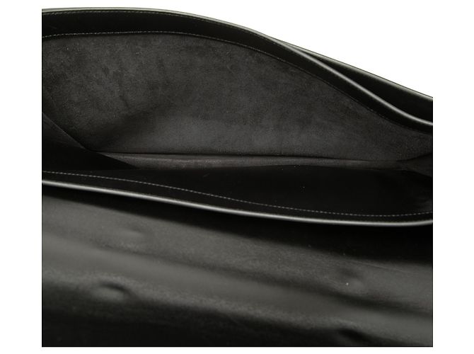 Hermès Black Box Calf Sac a Depeches 41 Nero - vista 4