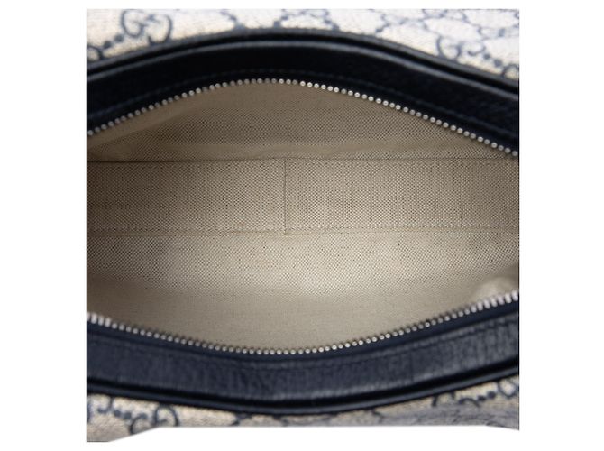 Borsa a tracolla Gucci Beige Large GG Supreme Web Attache - vista 5
