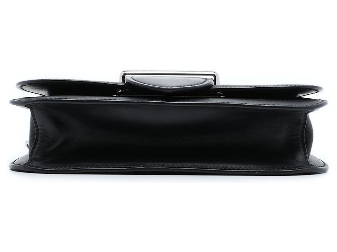 Prada Sidonie Crossbody in Saffiano e City Calf Nero - vista 3