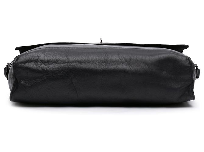 Borsa Messenger Brynmore Mulberry in pelle di vitello grana grossa blu Blu navy - vista 3