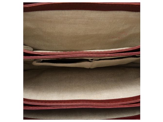 Borsa a tracolla Gucci Marrakech in canvas GG beige Bordò - vista 4