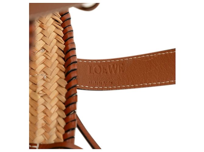 LOEWE Anagram Small Raffia Basket Tote in Beige - Ansicht 5