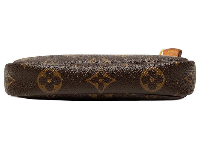 Louis Vuitton Brown Monogram Mini Pochette Accessoires Marrone - vista 3