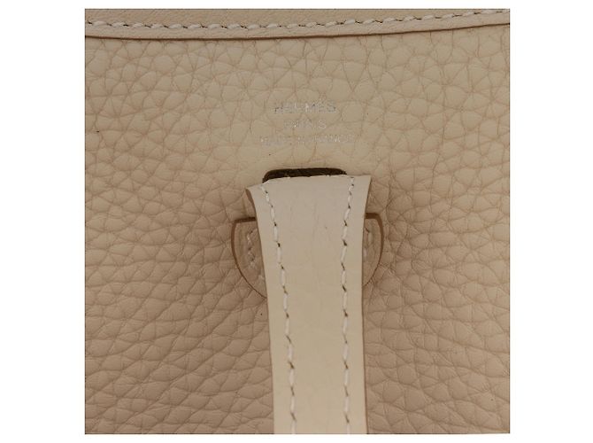 Hermès White Clemence Evelyne 16 Amazone Bianco Crudo - vista 5