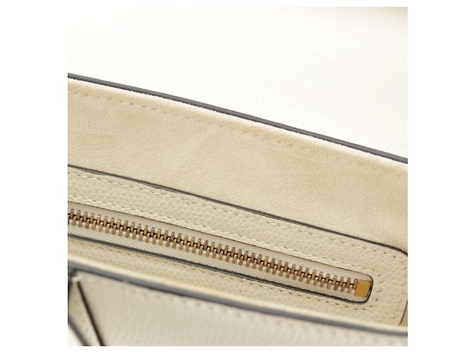 Sac Saddle Dior en veau grainé blanc - vue 14