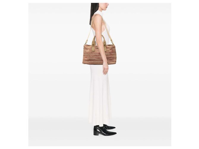 Tote Prada Satchel aus Tweed Multicolour Mehrfarben - Ansicht 6