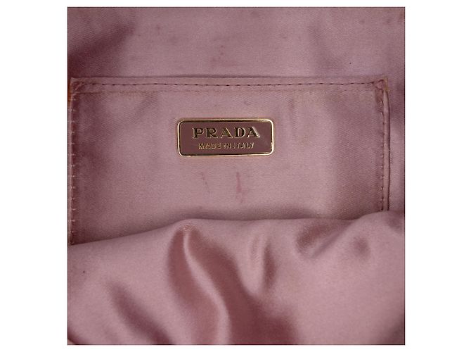 Clutch Prada in Nappa plissettata viola Porpora - vista 5