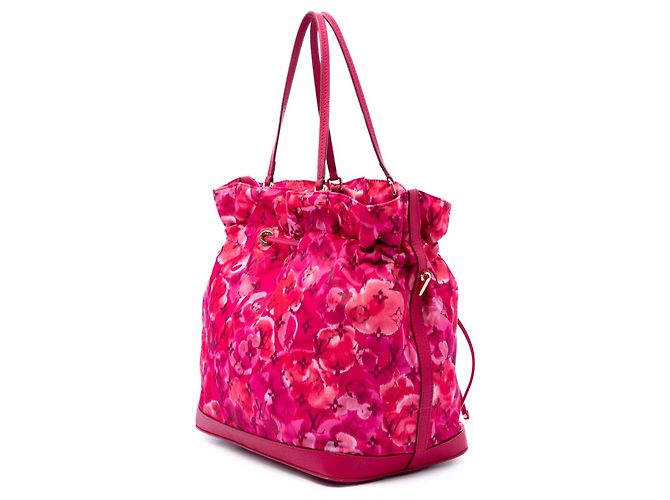 Louis Vuitton Pink Limited Edition Monogram Nylon Ikat Noefull MM Rosa - vista 2