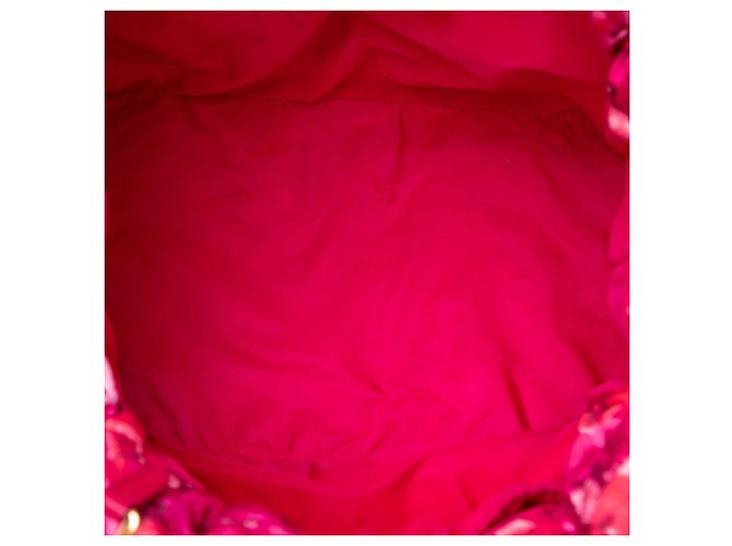 Louis Vuitton Pink Limited Edition Monogram Nylon Ikat Noefull MM Rosa - vista 4