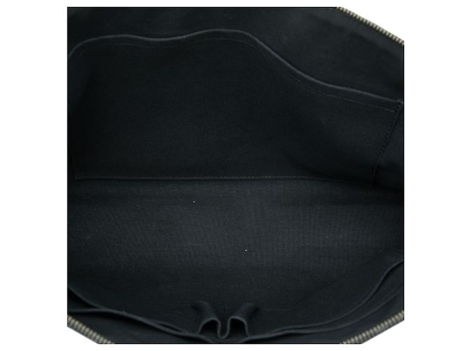 Louis Vuitton Black Damier Graphite Porte Documents Jour Nero - vista 4