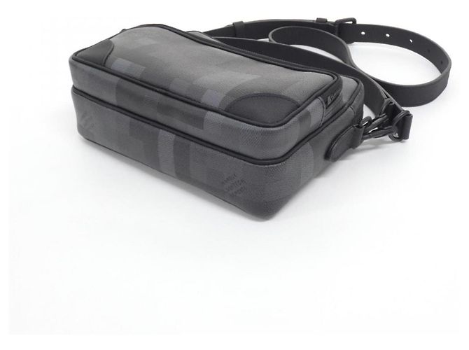 Borsa a tracolla Louis Vuitton Damouflage Nile Messenger Nero - vista 3