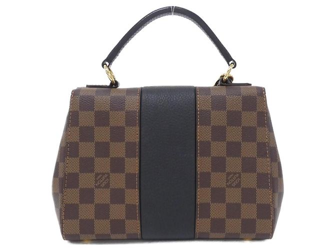 Borsa Louis Vuitton Damier Bond Street BB Nero - vista 2