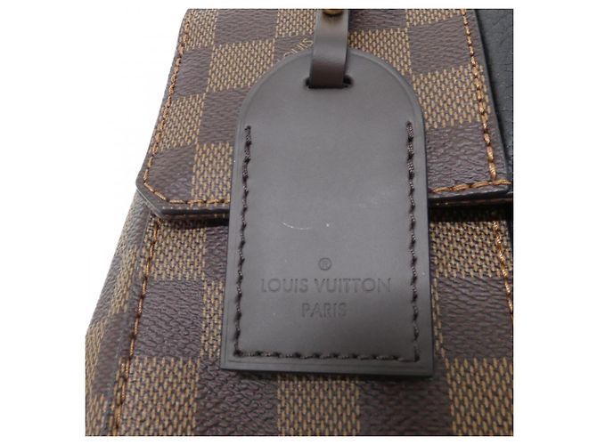 Borsa Louis Vuitton Damier Bond Street BB Nero - vista 4