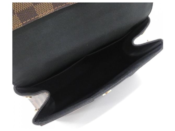 Borsa Louis Vuitton Damier Bond Street BB Nero - vista 7