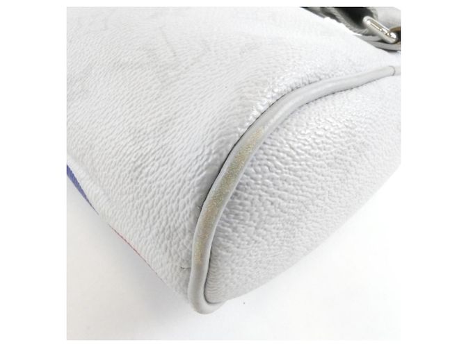 Borsa Sling Louis Vuitton White Monogram Logo Chalk Bianco - vista 3