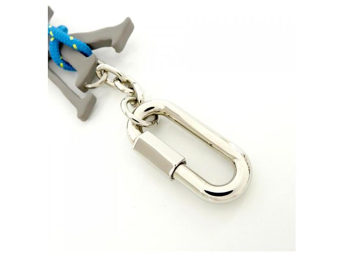 Louis Vuitton Porte Clés LV Shape Rope Keyring Grigio - vista 5