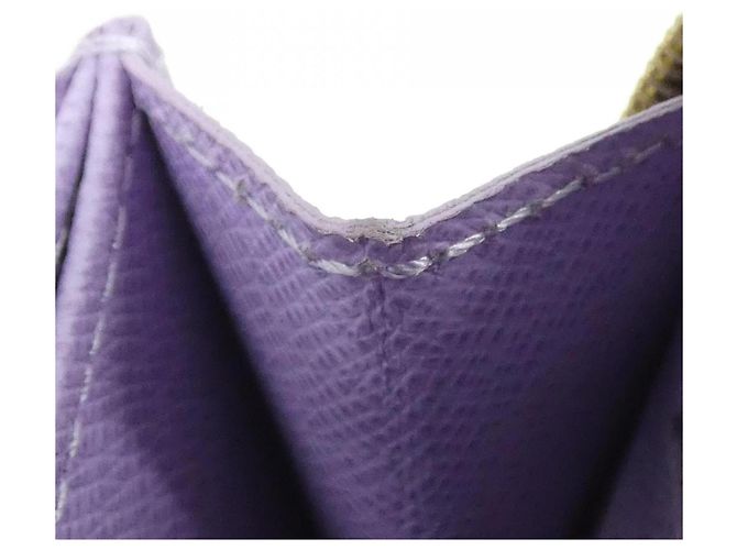 Louis Vuitton Multicolor Zippy Münzbeutel Schwarz Lila - Ansicht 9