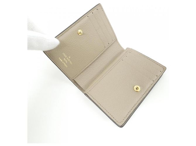 Louis Vuitton Monogram Empreinte Portefeuille Claire Wallet Grigio - vista 3