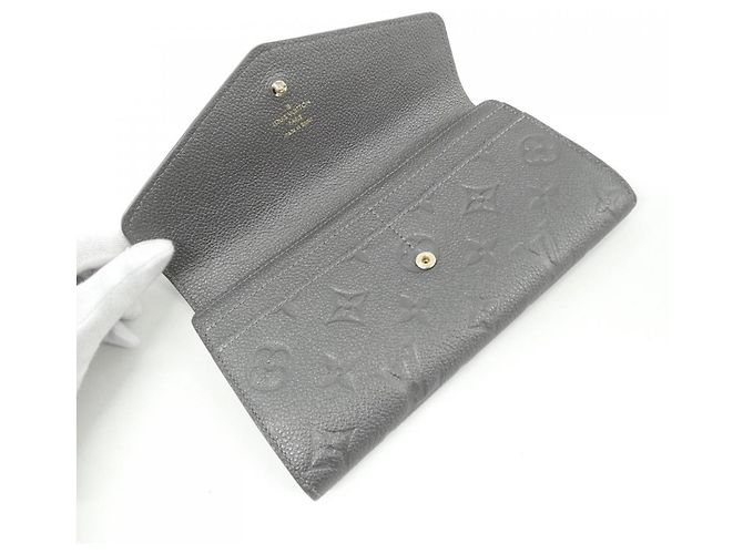 Louis Vuitton Monogram Empreinte Portefeuille Sarah M12172 Wallet Metallico - vista 6