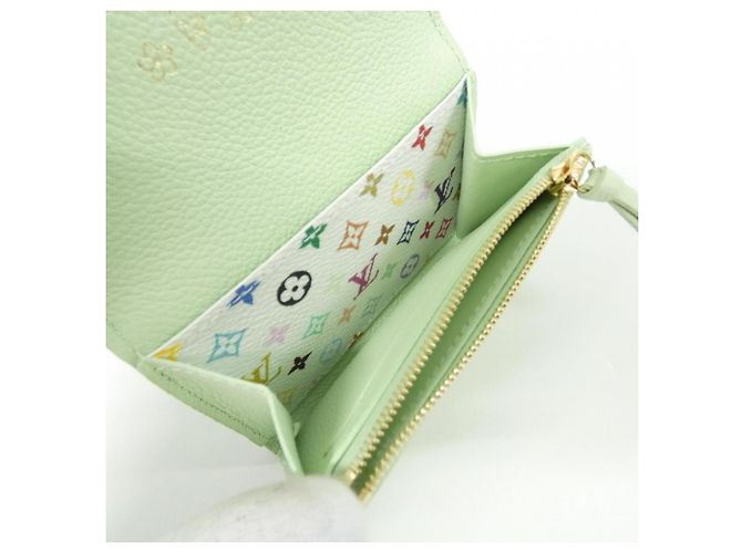 Louis Vuitton Monogram Empreinte Porte Monnaie Rosalie Verde - vista 6