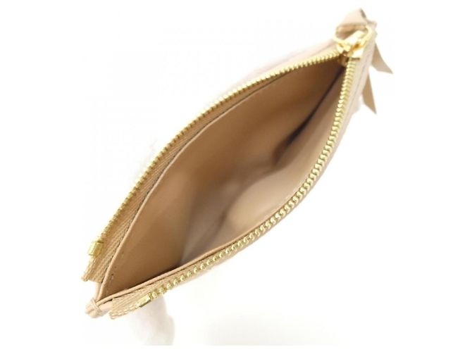 Louis Vuitton Monogram Empreinte Portefeuille Victorine Beige - vista 5
