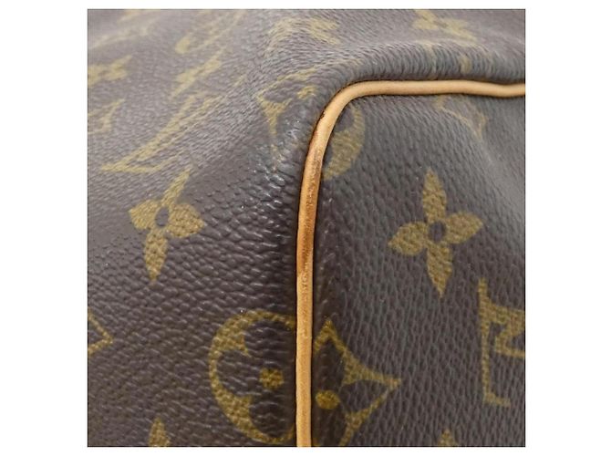 Borsa Boston Louis Vuitton Monogram Keepall 55cm Marrone - vista 2