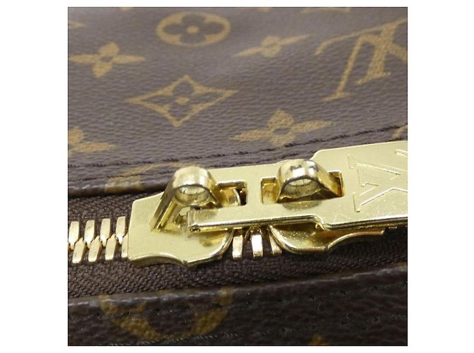 Borsa Boston Louis Vuitton Monogram Keepall 55cm Marrone - vista 6