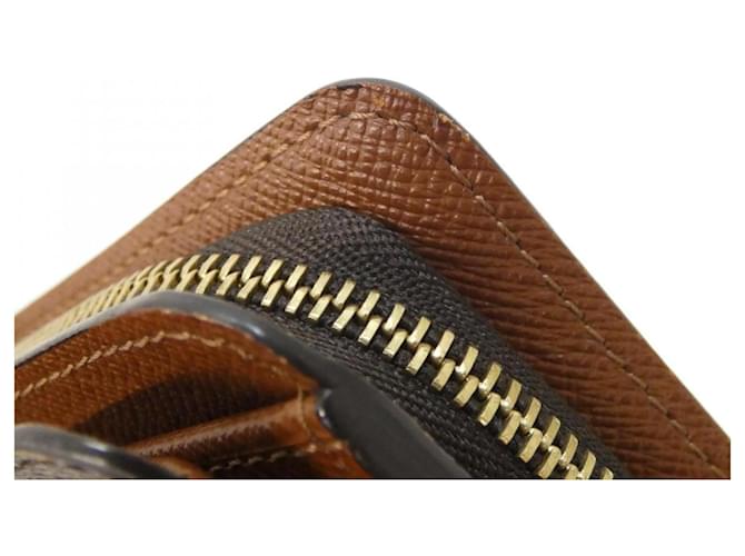 Louis Vuitton Monogram Compact Zip Wallet Braun - Ansicht 3