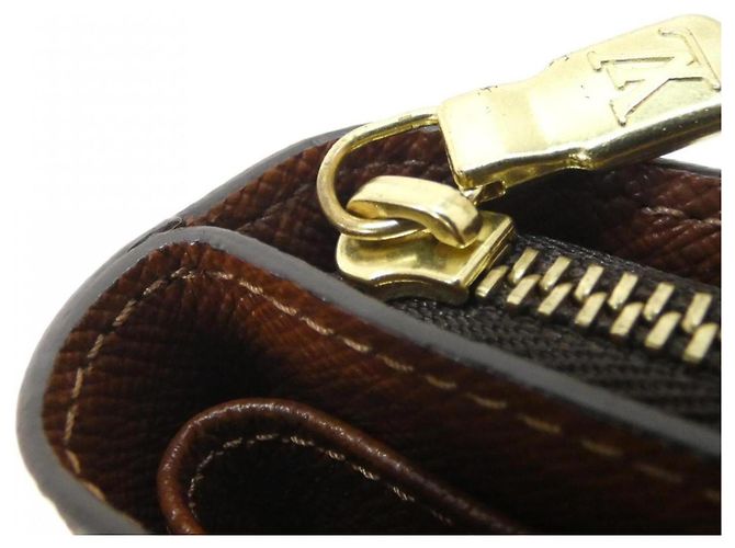 Louis Vuitton Monogram Compact Zip Wallet Braun - Ansicht 5