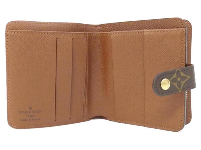 Louis Vuitton Monogram Compact Zip Wallet Braun - Ansicht 7