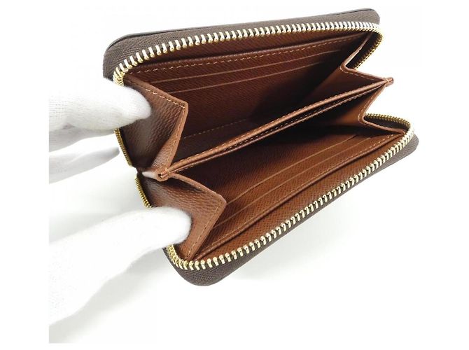 Monedero Zippy Monogram Louis Vuitton Castaño - vista 6