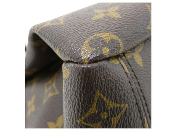 Borsa Louis Vuitton Monogram Pallas Marrone Nero - vista 3