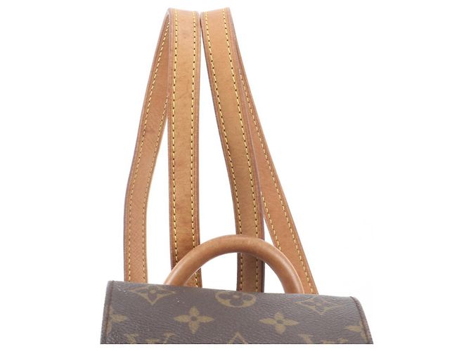 Louis Vuitton Monogram Mini Montsouris Rucksack Braun - Ansicht 2