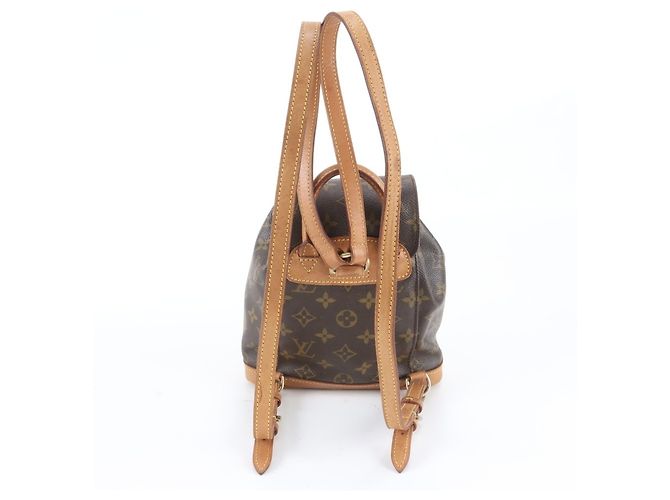 Louis Vuitton Monogram Mini Montsouris Rucksack Braun - Ansicht 3