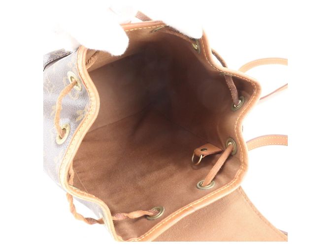Louis Vuitton Monogram Mini Montsouris Rucksack Braun - Ansicht 7