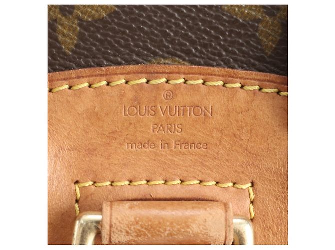 Louis Vuitton Monogram Mini Montsouris Rucksack Braun - Ansicht 8