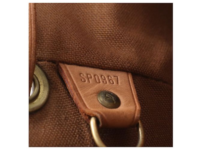 Louis Vuitton Monogram Mini Montsouris Rucksack Braun - Ansicht 9
