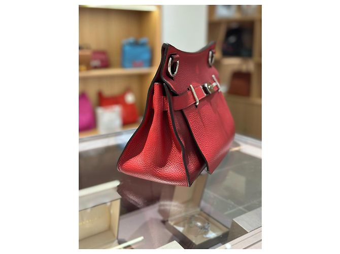 Hermès Jypsiere 31 Borsa a tracolla Rosso - vista 4