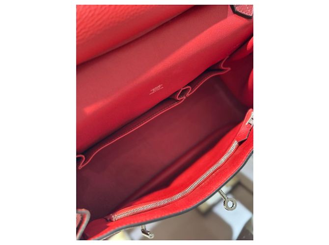 Hermès Jypsiere 31 Borsa a tracolla Rosso - vista 5