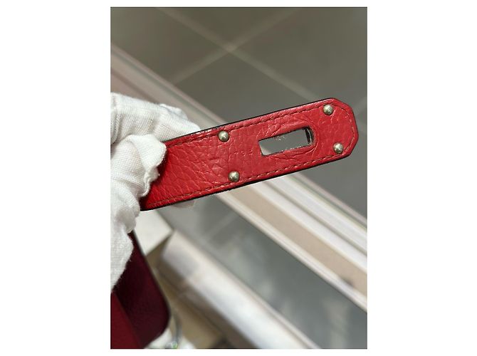 Hermès Jypsiere 31 Borsa a tracolla Rosso - vista 7