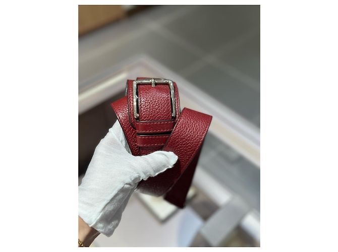 Hermès Jypsiere 31 Borsa a tracolla Rosso - vista 8