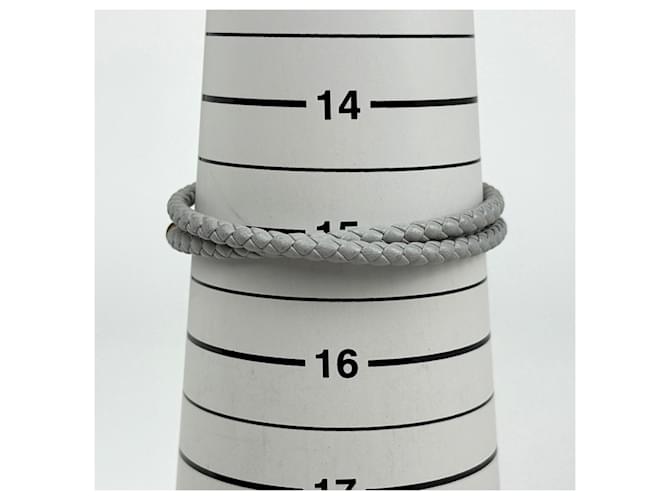 Hermès Bracciale Hermes Roulis Double Tour Marrone D'oro - vista 3