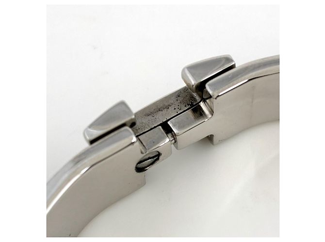 Hermès Hermes Click H Bangle Black Silvery - view 4