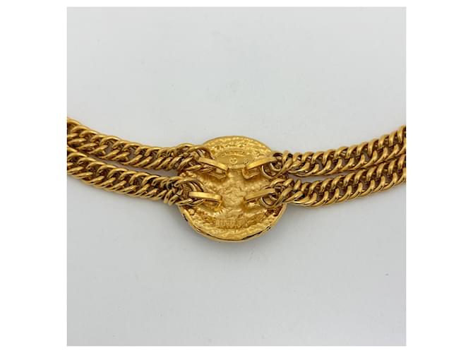 Collana Chanel placcata oro D'oro - vista 2