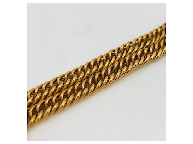 Collana Chanel placcata oro D'oro - vista 4