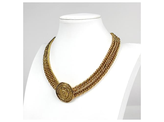 Collana Chanel placcata oro D'oro - vista 7