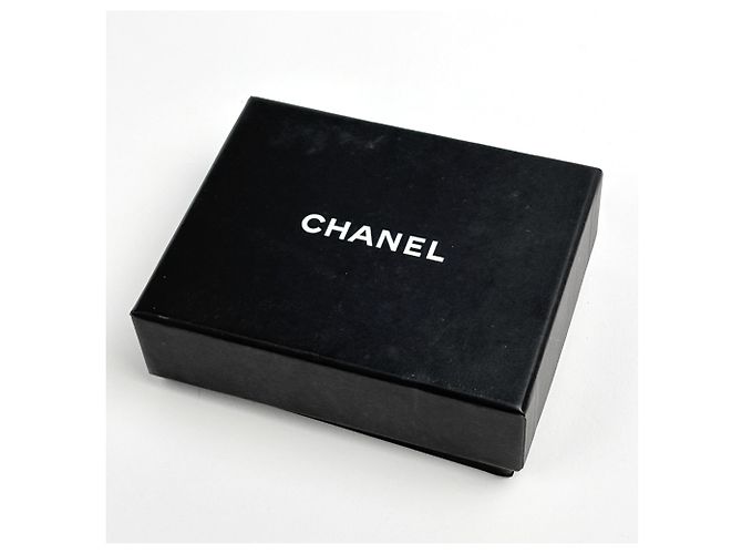 Collana Chanel in strass argentata con design a gatto e logo Coco Mark Argento - vista 6