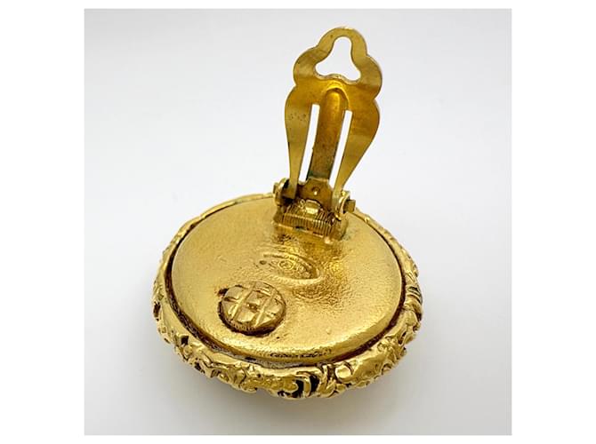 Orecchini a clip Chanel Gold D'oro - vista 3