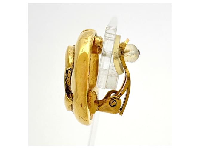 Orecchini a clip Chanel Gold D'oro - vista 2